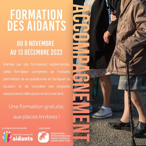 La Formation des Aidants arrive à grand pas !